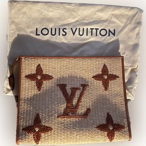 LIMITED EDITION LV CLUTCH 100% Authentic Very Rare clutch Gently Loved.